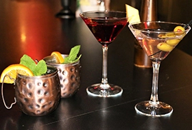 Best Bar Drinks near me serving Specialty Cocktails at all Ontario Symposium Cafe and lounge locations
